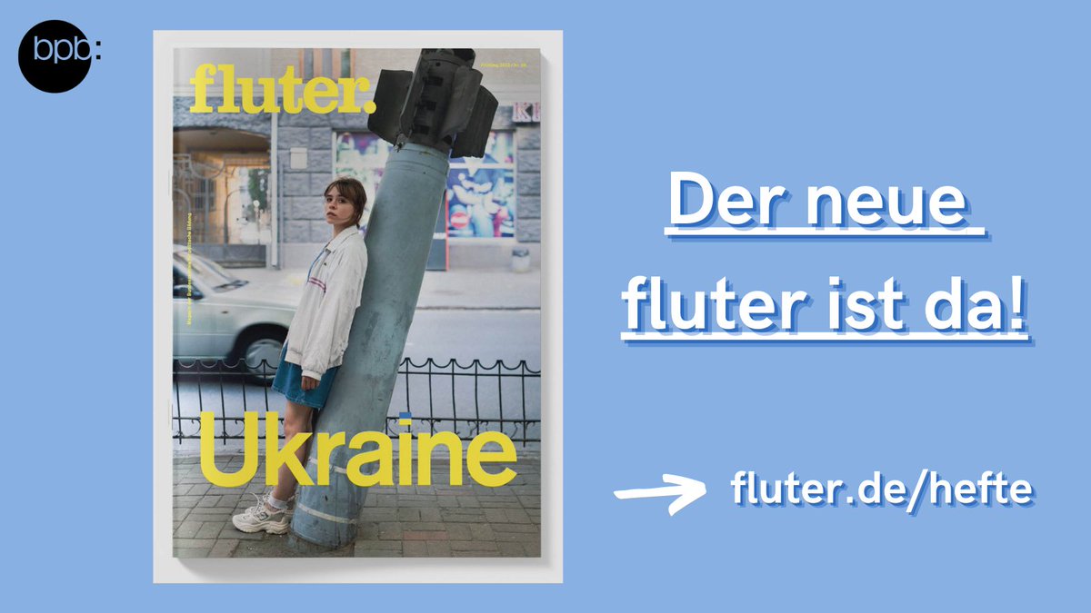 Spätestens mit dem Angriffskrieg Russlands ist die #Ukraine ins Zentrum der Aufmerksamkeit gerückt. Was macht das Land aus? Welche Menschen wohnen dort? Wie geht es ihnen – vor dem Krieg und jetzt? <a href="/flutermag/">fluter</a> schaut tief hinein in das vielschichtige Land: fluter.de/heft86