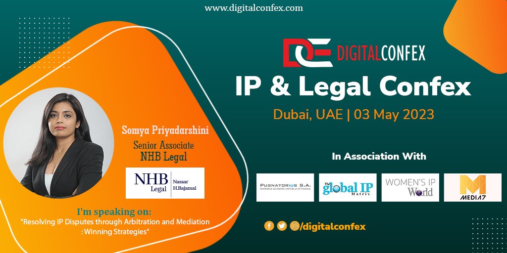 digitalconfex's tweet photo. We're thrilled to announce our expert speaker for 1st edition of IP and Legal Confex presented by DIGITALCONFEX on May 3, 2023 in Dubai.
Let's connect: https://t.co/6IcZnr5u7c
#digitalconfex #iplegalconfex #iplegal #legal #IP #dubai #uae https://t.co/7VxRJmVFuX