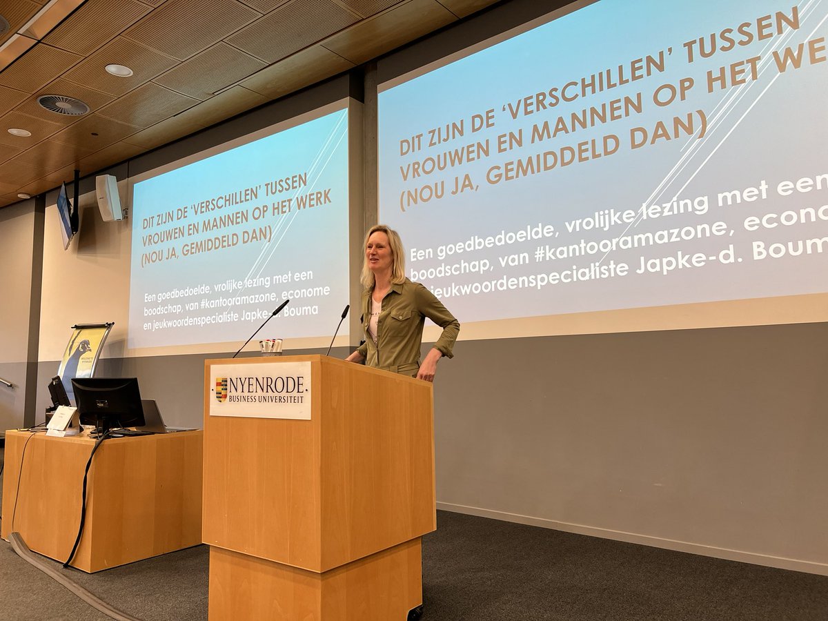 Sorry dat ik het schrijven moet <a href="/Japked/">Japke-d. Bouma</a> maar jouw lezinkje was briljant! Leuk om te leren dat taal niet alleen op kantoor het verschil maakt maar ook tussen mannen en vrouwen!🙋‍♀️🙋‍♂️ Ook leuk om jou na afloop even te hebben gesproken, je bent een leuk mens(je)!