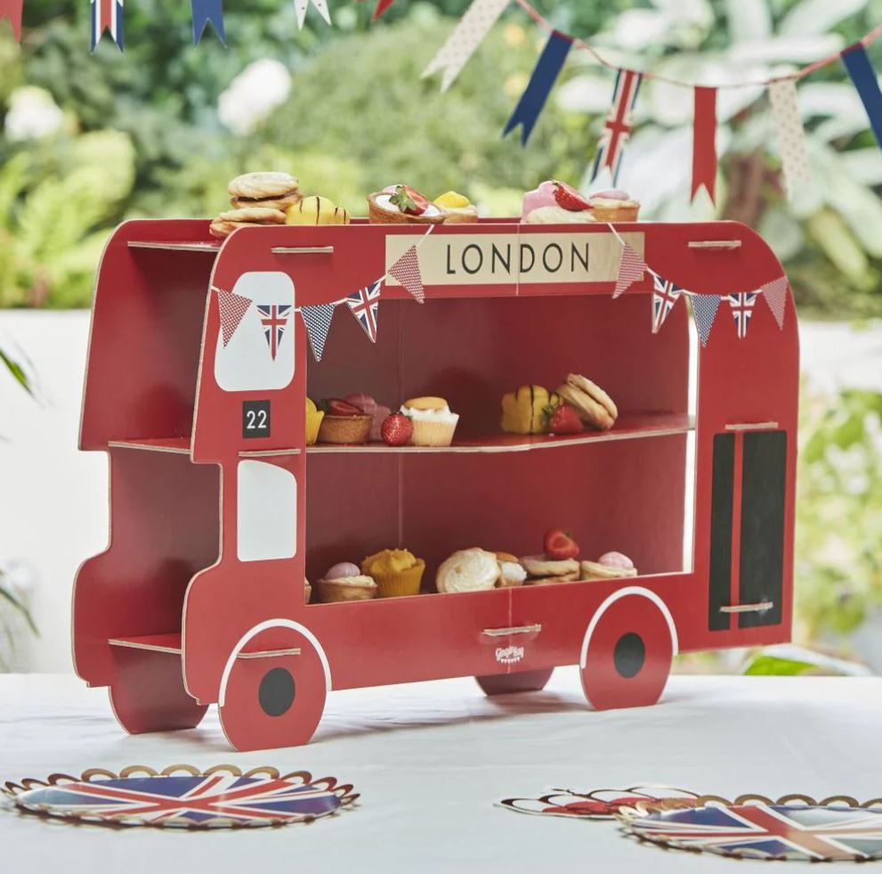 🚍 Coronation Calling! 🚍

How cute is this NEW-IN Red London Bus Cupcake And Sandwiches Stand - perfect for the upcoming Bank Holiday festivities!

🛒 Shop: bit.ly/3zZS8Ww

#luckandluck #partyshop #partysupplies #kingcharles
