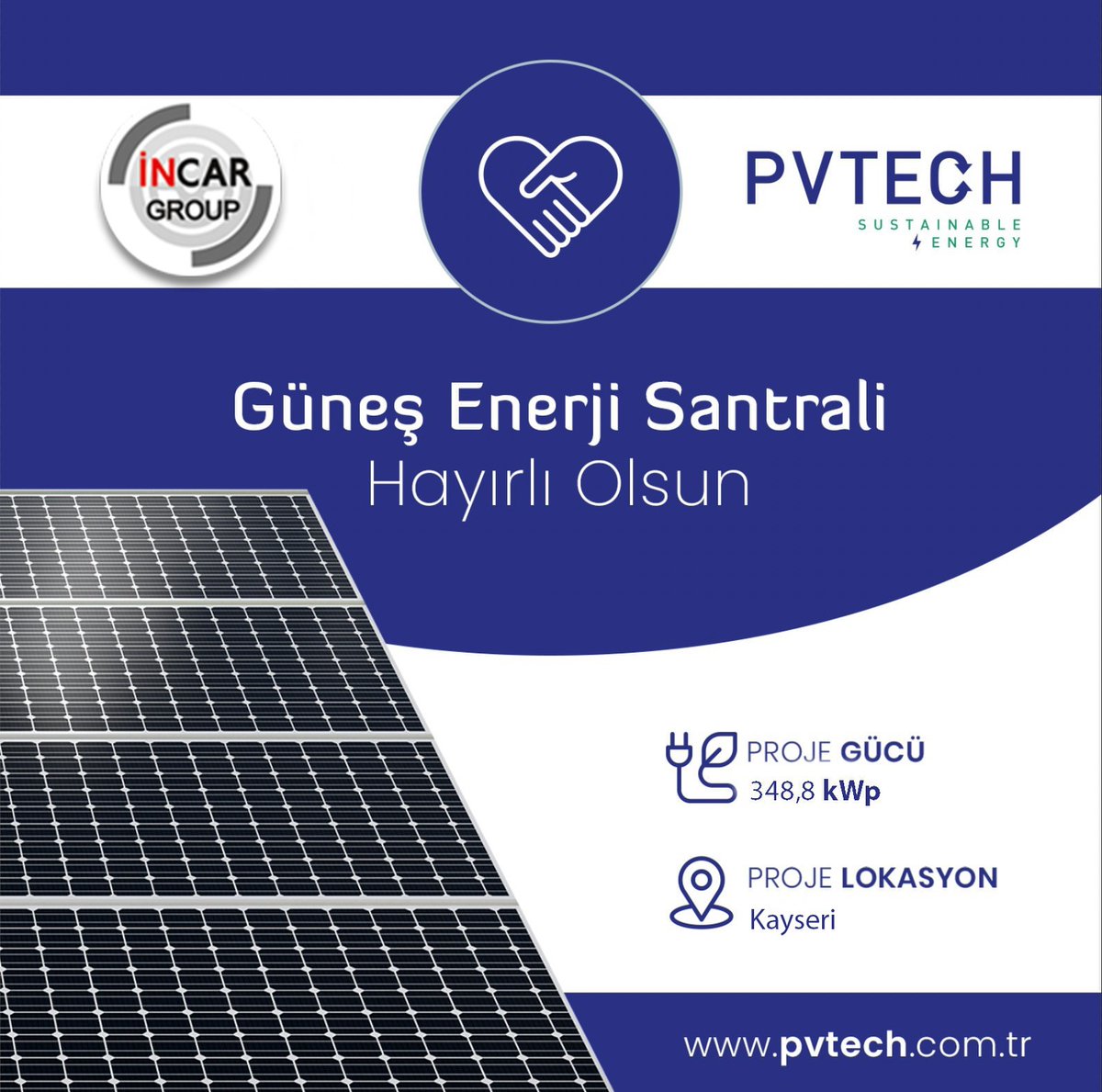 pvtech_enerji's tweet photo. İNCAR KAYSERİ Güneş Enerji Santrali Projemiz Başlamıştır. 
✅ Detaylı bilgi almak için; 
☎️ 0342 501 13 11 
📩 info@pvtech.com.tr 
🌐 https://t.co/0wkLSKi2Ig 
#pvtech #enerji #solarenergy #güneşenerjisi #sürdürülebilirenerji #güneşenerjisantrali #solar https://t.co/aHQjXnLHp9