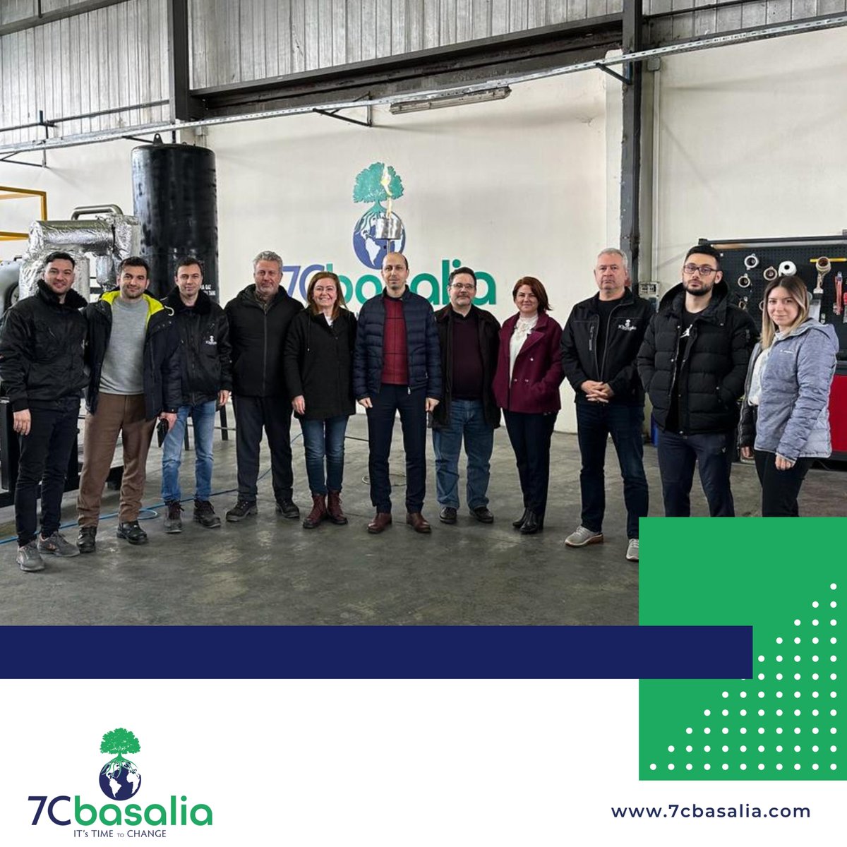 7cbasalia's tweet photo. Nuh Çimento ile Ar-Ge  Merkezimizde bir araya gelerek Basalia Biyo Döngü Teknolojisinin başta  karbon bağlama olmak üzere sunduğu çözümler ve birlikte  geliştirebileceğimiz projeler konusunda verimli bir toplantı  gerçekleştirdik.

#7Cbasalia #biyoteknoloji #biyodöngü #hava #su https://t.co/loxzS0PLTB