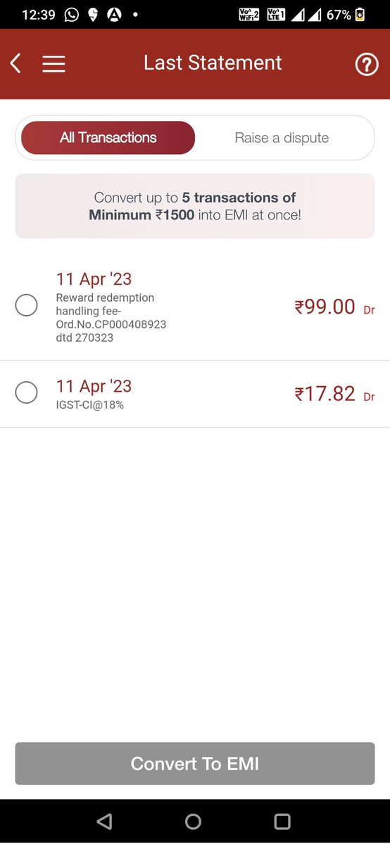 paritosh59's tweet photo. @ICICIBank These are hidden charges that is not acceptable. You don't show anywhere that for redemption of points there are any charges. It not about the amount but a #BadPractice you are following to fool your customers. #LoosingTrust https://t.co/4reNN2ayAe