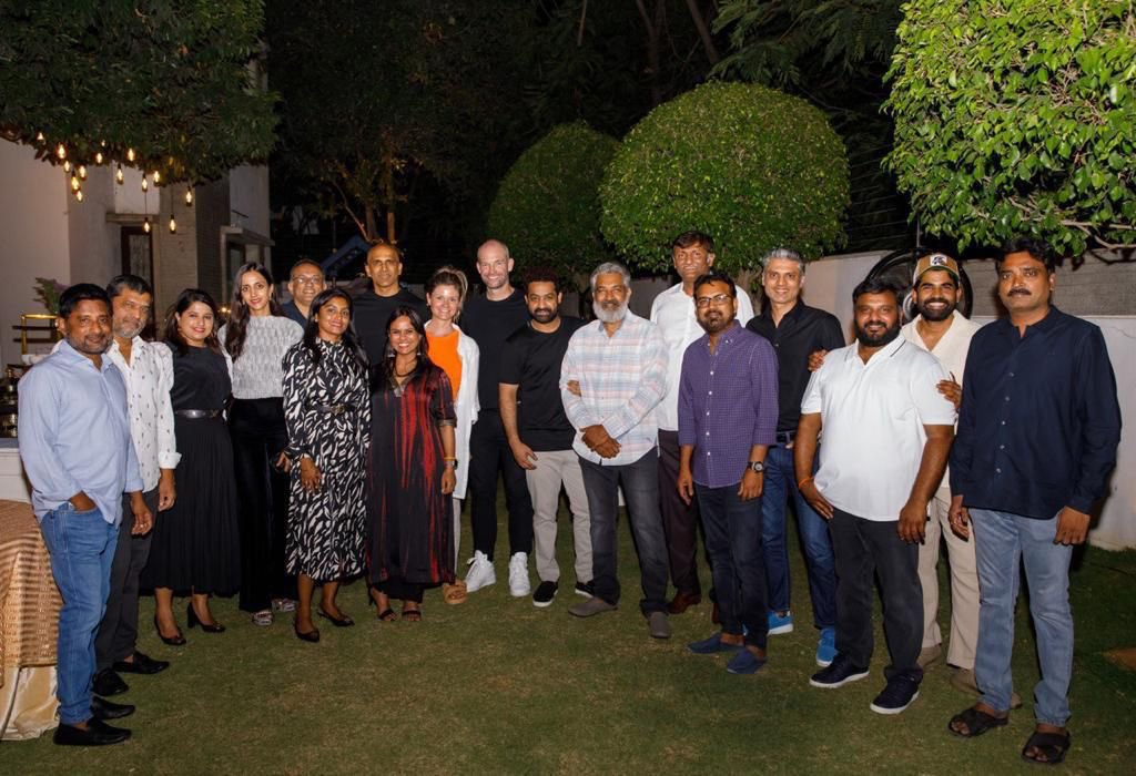 clickvenky's tweet photo. #NTR hosted a party at his house to #JamesFarrell, Vice President International, Amazon Studios, #SSRajamouli #Trivikram #KoratalaSiva and others from the film industry
#NTR30 https://t.co/IWwVRSOWhx