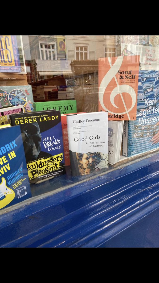 HadleyFreeman's tweet photo. Last time I had a book come out, the UK was in lockdown. Today is a better day. Good Girls comes out today in the UK and while it is weird to think of something so personal out in the world now, it is so lovely to be able to see it in my local bookstore ❤️ https://t.co/upRL79lnno