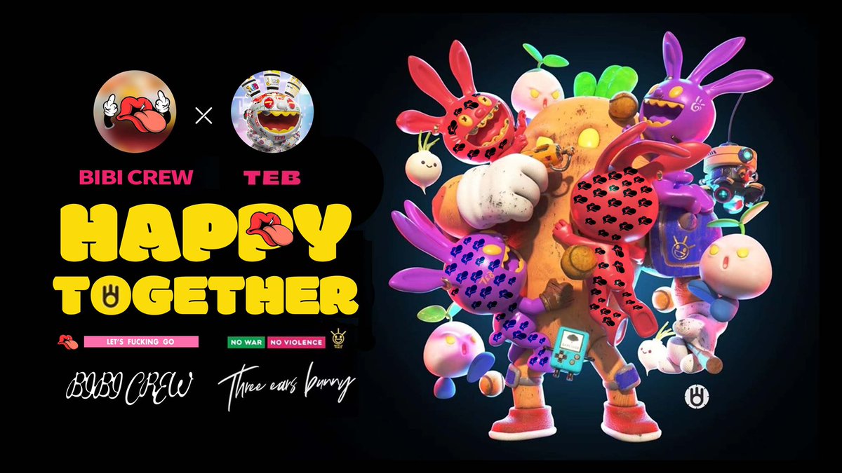 BiBiCrew_'s tweet photo. 🗣 BiBiCrew👅 X Three Ears Bunny🐰

🍻We are pleased to announce the partnership with @ThreeEarsBunny . Let’s fucking go!!!👅🚀

#ThreeEarsBunny is a P2E metaverse gaming project to explore the bunnyverse🥕

👉Official Discord Link:https://t.co/loql5dRsZe

#BiBiCrew #NFTCommunity https://t.co/iV6Cl4C9hy