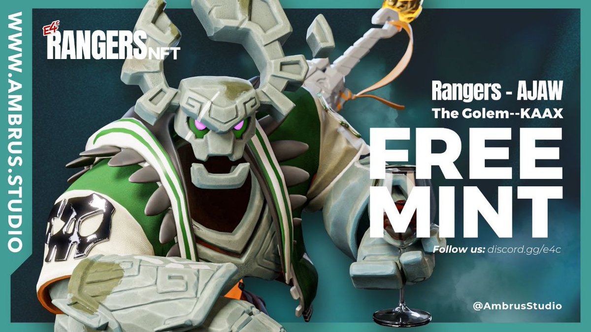 <a href="/AmbrusStudio/">E4C: Final Salvation</a> x <a href="/CryptoCultClub/">Crypto Cult</a>
20 Free Mint Whitelist Spots
Results - 16 April 2023

To enter:
🎯 Follow <a href="/AmbrusStudio/">E4C: Final Salvation</a>
🎯 RT + Like + Tag 3 friends
🎯 Join Discord: discord.gg/e4c
🎯 Join Telegram: t.me/E4CverseIndian

#e4c #Web3Games #FREEMINT #Giveaway #NFT