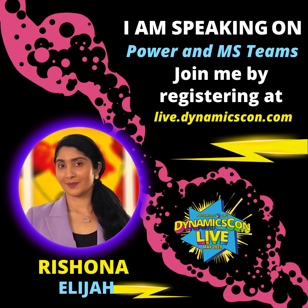 barhead's tweet image. This  year&apos;s DynamicsCon Live will be held from 22 to 25 May in Scottsdale,  Arizona, and will feature experts and speakers, including our resident @MSPowerPlat expert @RishonaElijah. Register here: lnkd.in/dNVsPsv6
#Dynamics365 #MicrosoftPartner #BarheadSolutions