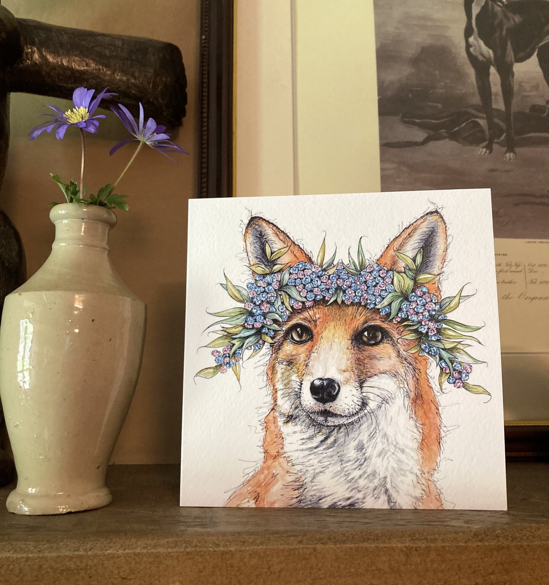 BarlowAlison's tweet image. Fox cards now available in my shop (link in bio) #foxes #FoxOfTheDay #foxlovers