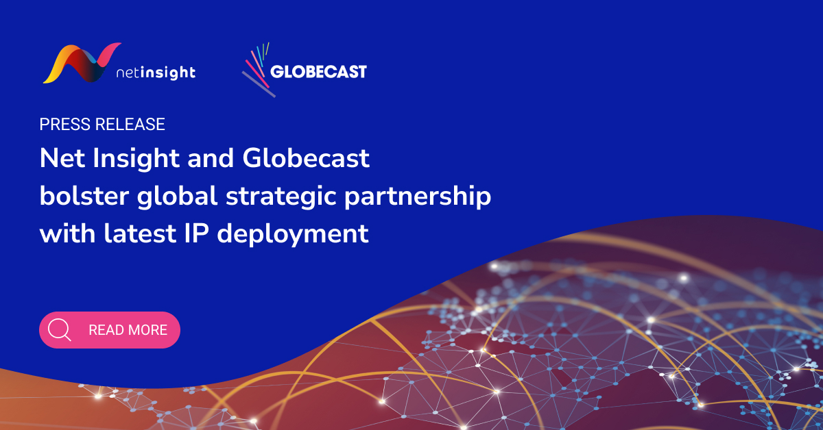 NetInsight's tweet image. Thrilled to announce @globecast selected Net Insight&apos;s Nimbra 1060 for their Westlake Village Studios&apos; IP transition in LA🌟 Proud to support their next-gen IP workflows journey &amp;amp; eager for continued success! netinsight.net/mfn_news/net-i…

#Nimbra1060 #IPinfrastructure