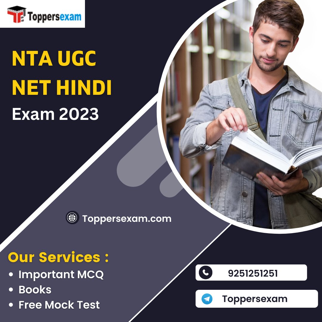 ToppersExam's tweet photo. Kick Start Your Career and Equip Yourself in https://t.co/yvhqJaflWo with Toppersexam

#toppersexam #ugcnethindi2023 #ugcnethindiexam #ugcnetmcq #ugcnetbooks #previousyearquestionpaper https://t.co/Gpi9q7FBQH