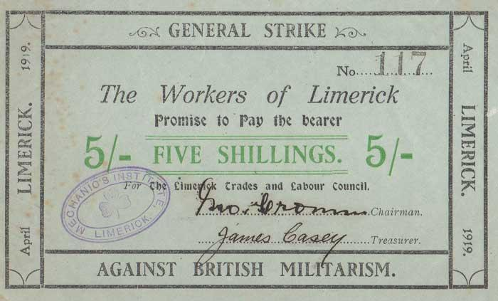 pycpim's tweet photo. During a general strike on April 14, 1919, the Limerick Soviet was formed, one of a number of self-declared Irish workers' soviets that were formed throughout Ireland between 1919 and 1923. #LimerickSoviet #CPIM https://t.co/aUDQpUE56y
