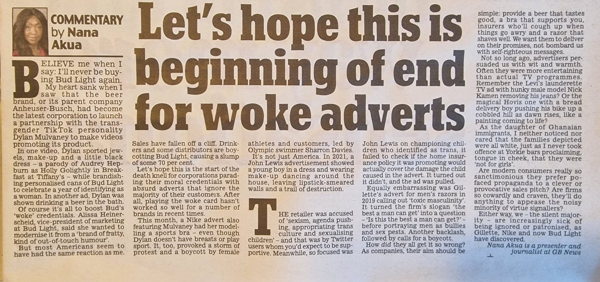 RoyalDickie's tweet photo. This from today's #DailyMail is a must read. Good one from @Nanaakua1 https://t.co/adLzABv7zS