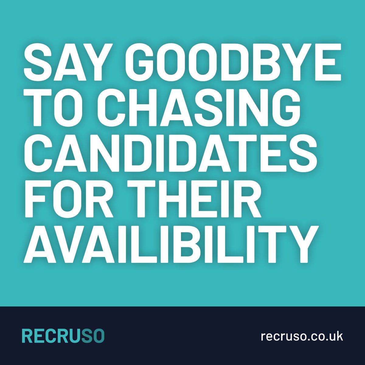 RECRUSO__'s tweet image. Our software allows your candidates to update their availability directly from their phones. This makes it easier for them to give more accurate availability,  let Recruso help you #SaveTimeMakeMoney

#RecruitmentSoftware #Recruso