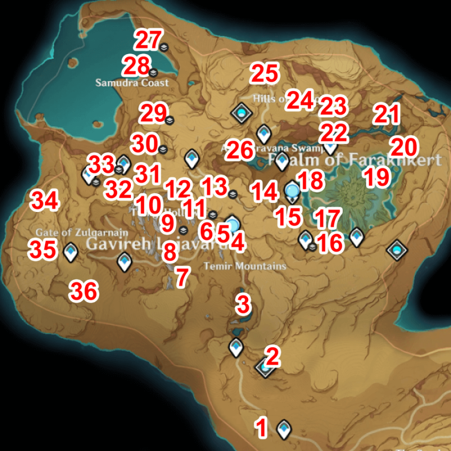 G8_Genshin's tweet photo. New area means new Dendroculus!

With all 271 Dendroculus from #Sumeru, we can now level up our Statue of the Seven to 10 🥳 Here's a map of all Dendroculus locations and here's how to find each one: https://t.co/JQVy7i8ViZ🤓

#GenshinImpact #Dendroculus #Game8 https://t.co/Be5F8ZgSfo