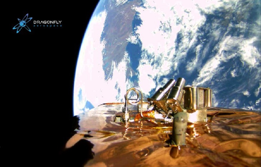 ust_magazine's tweet photo. #EOSSAT-1 sent a selfie from space. You can see the east coast of Argentina and the cloudy Falkland Islands.
The satellite became the first among the constellation of @eos_da agricultural satellites https://t.co/ITM9gEyM1x