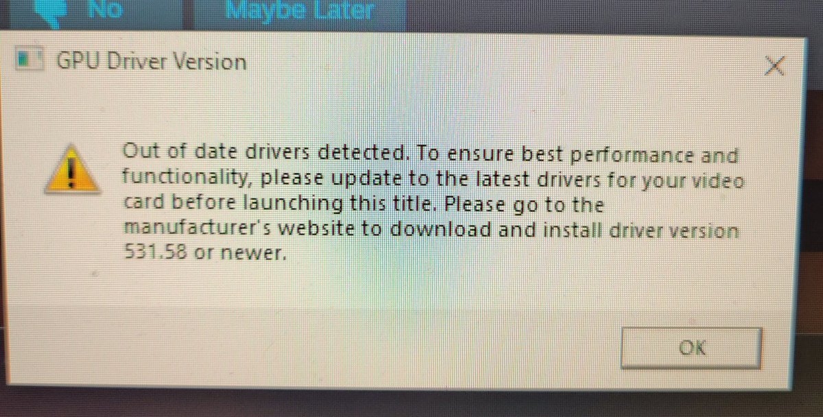 The last of us PC upon boot prompts this but yet I can't even for the life of me find said driver...🤨 <a href="/Naughty_Dog/">Naughty Dog</a> <a href="/NVIDIAGeForce/">NVIDIA GeForce</a>