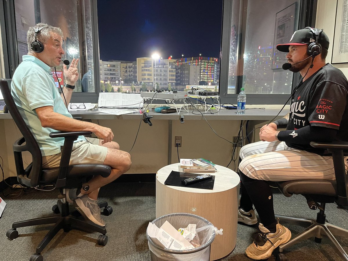 BhamBarons's tweet photo. @OsikTyler joins @CurtBloom4 for the Post Game Show! https://t.co/6Q5T7AWNdW