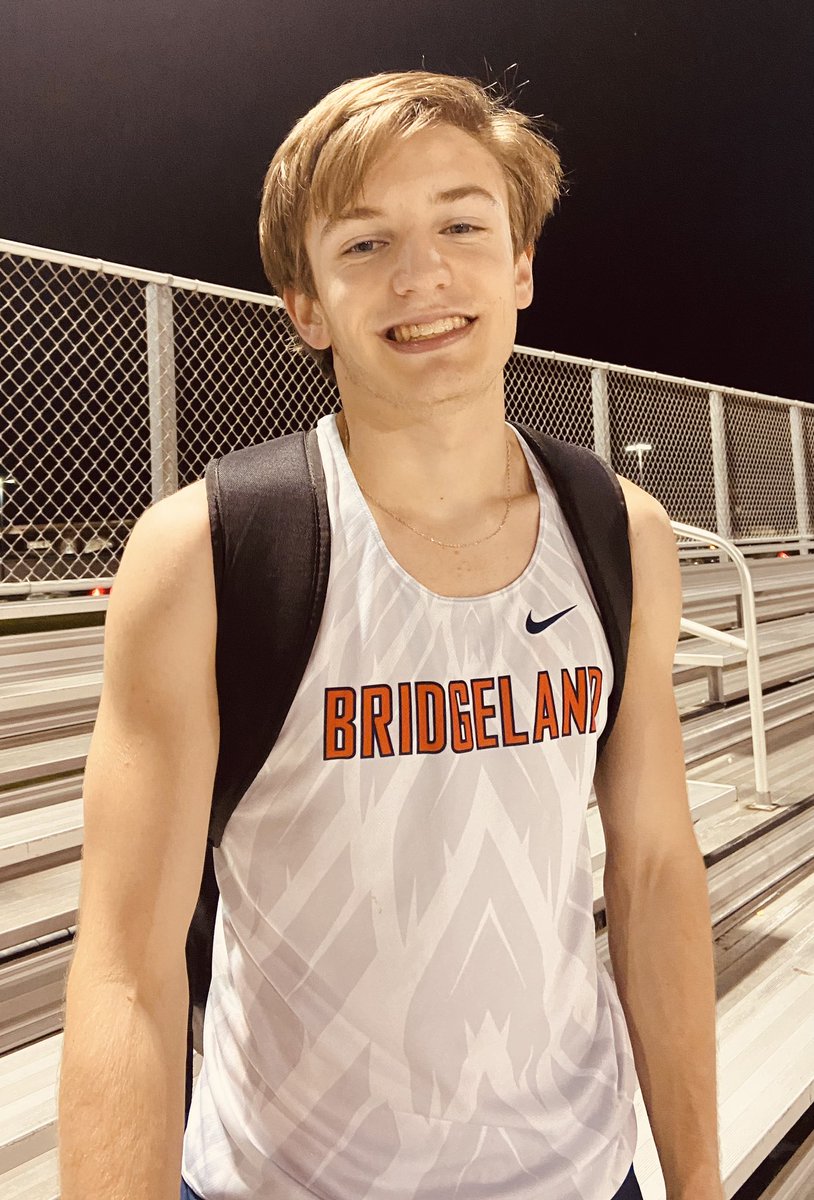 cindy_sledge's tweet photo. So proud of this kid! 2 school records! 2000m steeplechase and the 300m hurdles.  Yes you read that right! Two very different events.  But both jumping hurdles! 😂@joshuacremer331 https://t.co/mufLk41l9q