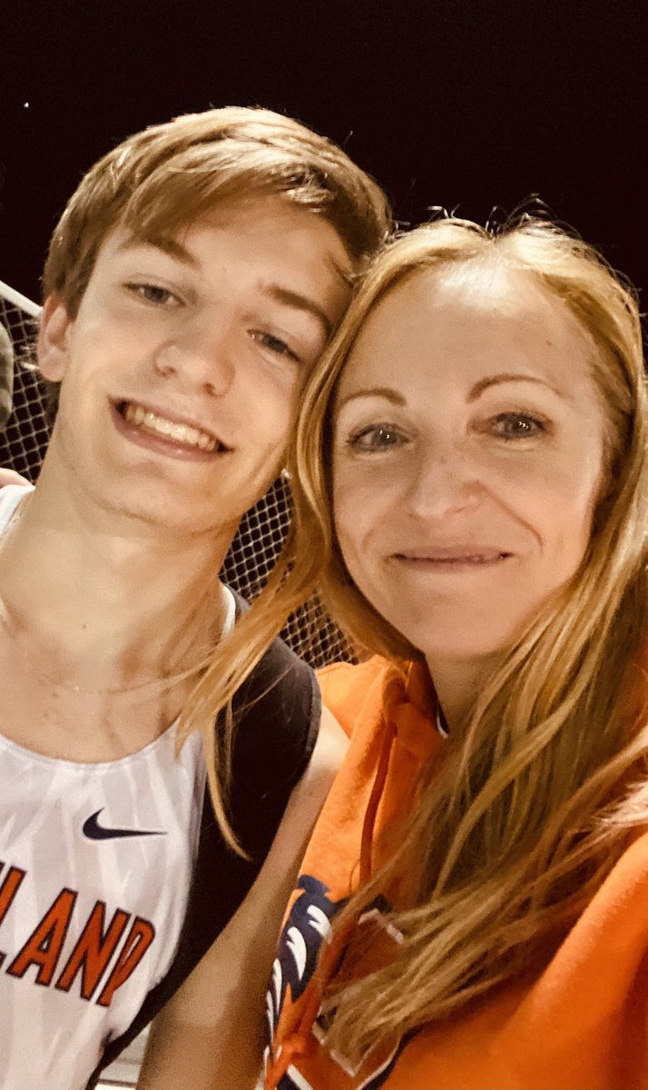 cindy_sledge's tweet photo. So proud of this kid! 2 school records! 2000m steeplechase and the 300m hurdles.  Yes you read that right! Two very different events.  But both jumping hurdles! 😂@joshuacremer331 https://t.co/mufLk41l9q