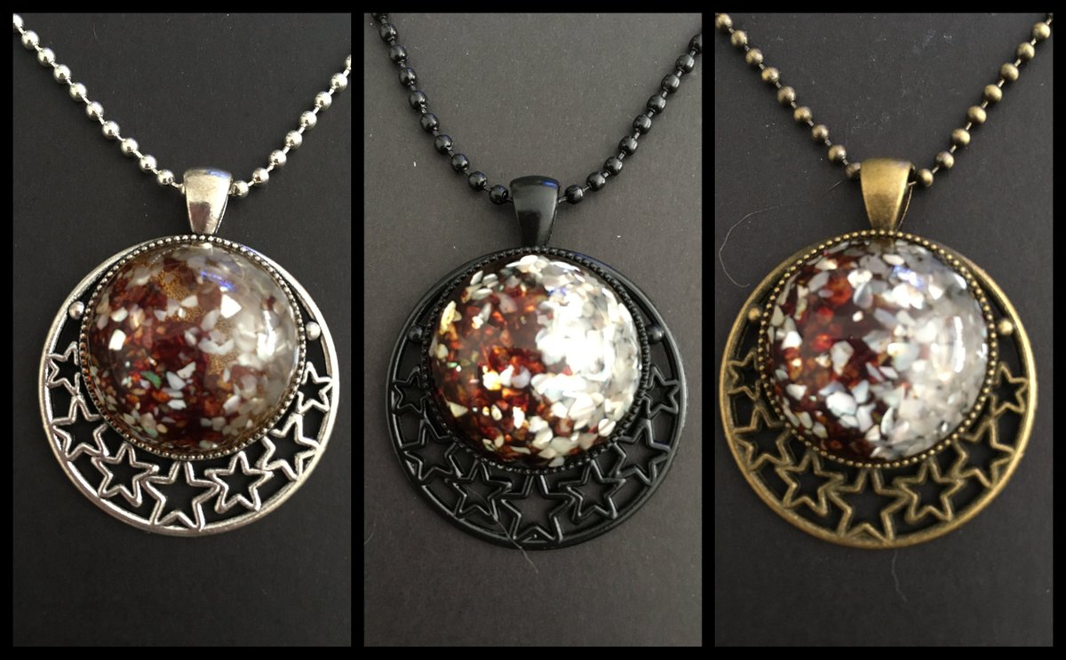 Excited to share the latest addition to my #etsy shop: Pretty Brown and White Faux Granite Pendant Necklace - 3 Colours etsy.me/3mCSkbc #unisexadults #gothic #silver #bronze #blackenamel #birthday #brown #fantasyscifi #circle