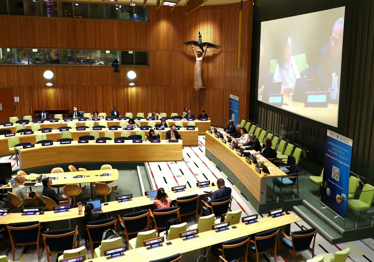 IndiaUNNewYork's tweet photo. Launched!

Today, PRs of 🇮🇳, Belgium 🇧🇪  &amp; South Africa 🇿🇦 launched the Group of Friends of Science for Action.

The 🌍 needs real, tangible &amp; sustainable solutions to multiple crises. This Group is a critical step towards achieving #SDGs, through evidence-based decision-making. https://t.co/2Usz1ogds9