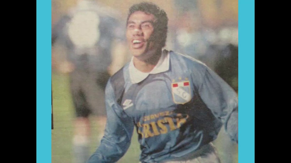 dalbertsc's tweet photo. Hoy es cumpleaños de #JulioRivera ex jugador de Sporting Cristal. Veloz y explosivo el coyote jugó en SC del 93 al 98 y fue tricampeón 94-95-96 y Subcampeón de Libertadores 97 marcando tal vez el mejor gol de su carrera en el 4-1 a Racing en Lima en semifinales de Copa.@dalbertsc https://t.co/dGFJW8gBdh