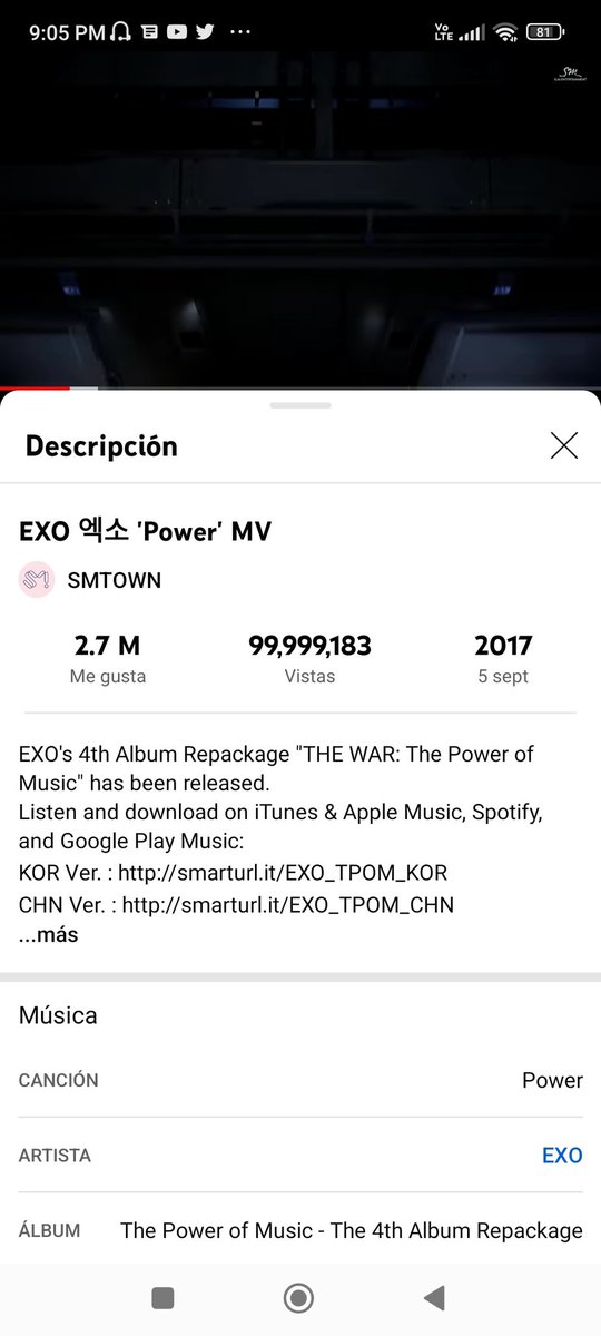 sunkyong_92's tweet photo. Estamos muy cerca de los 100M 
#EXO #EXOpower @weareoneEXO https://t.co/HufzKsAhYH