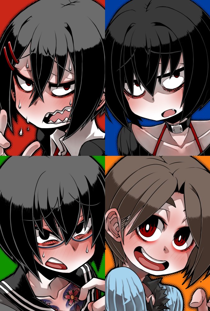 「1.創作2.創作3.白坂小梅ファンアート4.Helltakerファンアート#上手」|あやめのイラスト