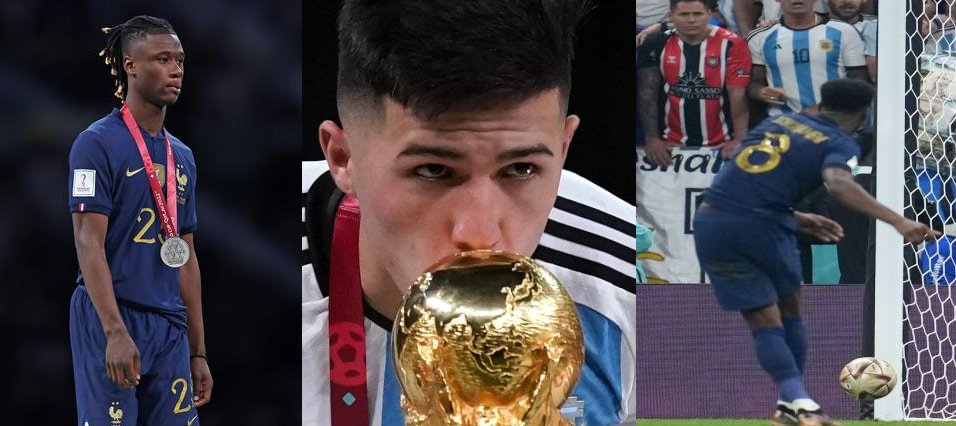 ElMEJORfutboli5's tweet photo. @Mundo_MadridCF 🗣️"Cuando levanté la Copa del Mundo, Camavinga y Tuchameni me besaron los huevos, uno cada uno" 

🎙️Enzo Fernández vía LATENÉSADENTRO https://t.co/Lf8XouwBbq