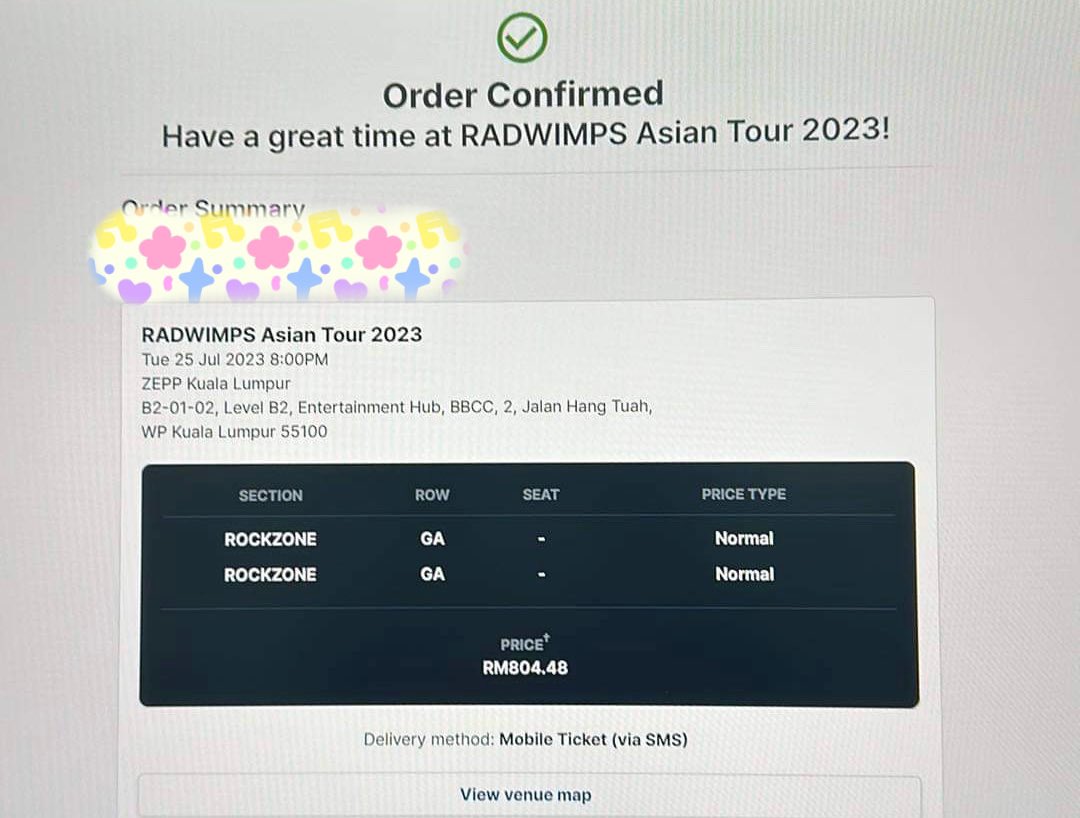 ky8166's tweet photo. WTS
radwimps ROCKZONE ticketsx2
with original price！！
fell free to pm me✨ #RADWIMPSinKL #radwimps #WTS https://t.co/gnkDpMbYAS