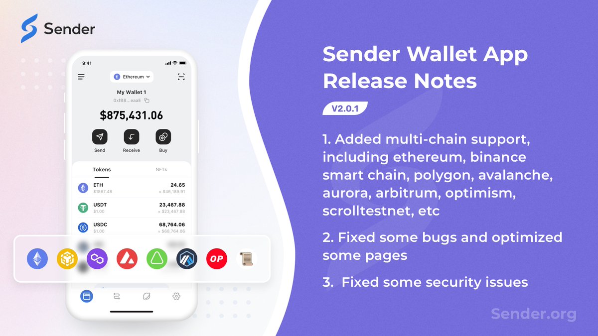 Sender_AI's tweet photo. Sender version 2.0.1 is officially live, we've made some changes in this version！👏
If you have any questions or feedback, join our TG/Discord and we will be happy to assist you.🤝
Telegram：https://t.co/vIRg1pkCA4
Discord：https://t.co/8TOiezps3V https://t.co/8sziBVRHYZ