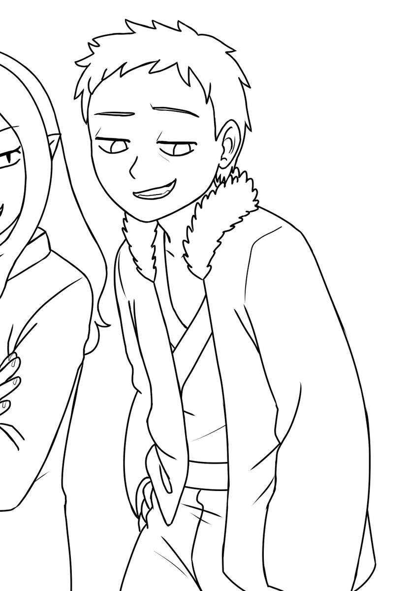 Really thankful for the way his coat sleeve came out 