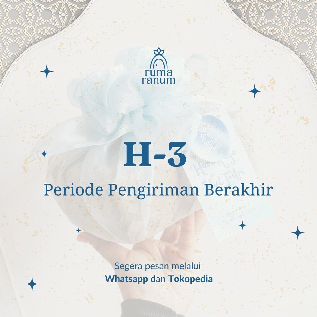 rumaranum's tweet photo. H-3 Periode Pengiriman Berakhir.
Sebelum semakin crowded arus ekspedisi, Teman Ranum bisa langsung pesan sekarang dengan maksimal pengiriman di tanggal 16-17 April yaa..

#hampers #hamperslebaran #hampersjakarta #hampersmurah #hampersidulfitri #hampersma… https://t.co/MUu7sckPII https://t.co/en7O9olTuD