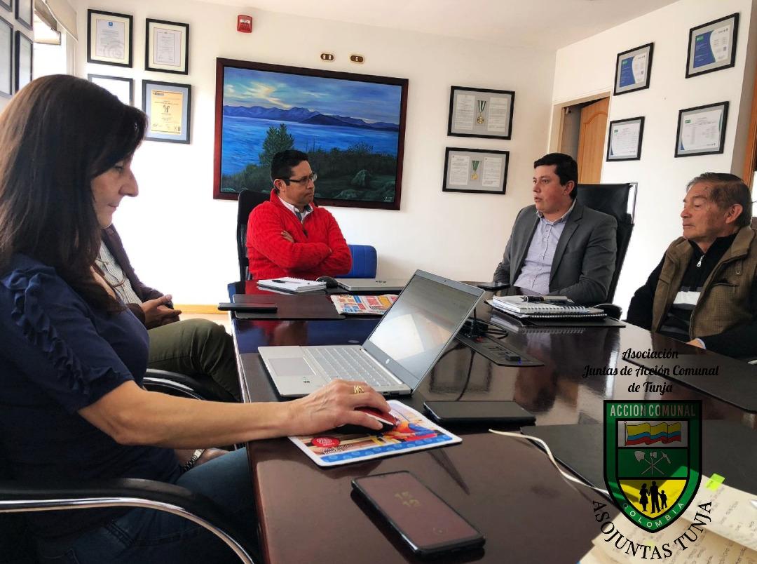 Hoy se articula un trabajo en la busqueda de estrategias de impacto social en las comunidades con la empresa privada de servicios.
 publicos Veolia aguas de Tunja S.A.
<a href="/Veolia_Co/">Veolia | Colombia</a>