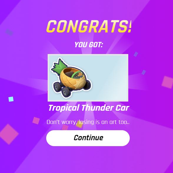 Finally!!! Got my #250th place and unlocked my #pineapplecar 🍍🚗 #Nitrostreamracing #captaintv @StreamCaptainTV @NitroRacingGG Thanks for the bot races @ElGrandePadre3  #Hooks