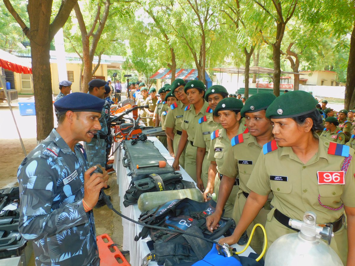 Preparedness is the only way we can combat a disaster. 
Trainees of JW/PRCN-110 got the opportunity to witness Lec &amp; Demo on Disaster Management conducted by SDERF, Madhya Pradesh <a href="/OTAGwalior/">NCC OTA GWALIOR</a>