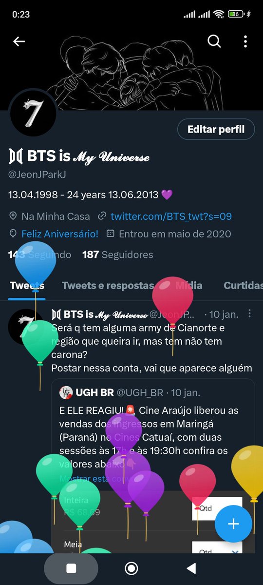 JeonJParkJ's tweet photo. Posso dizer que tô começando a viver meus 26, e cada dia tá mais deprimente https://t.co/21cy8TUWul