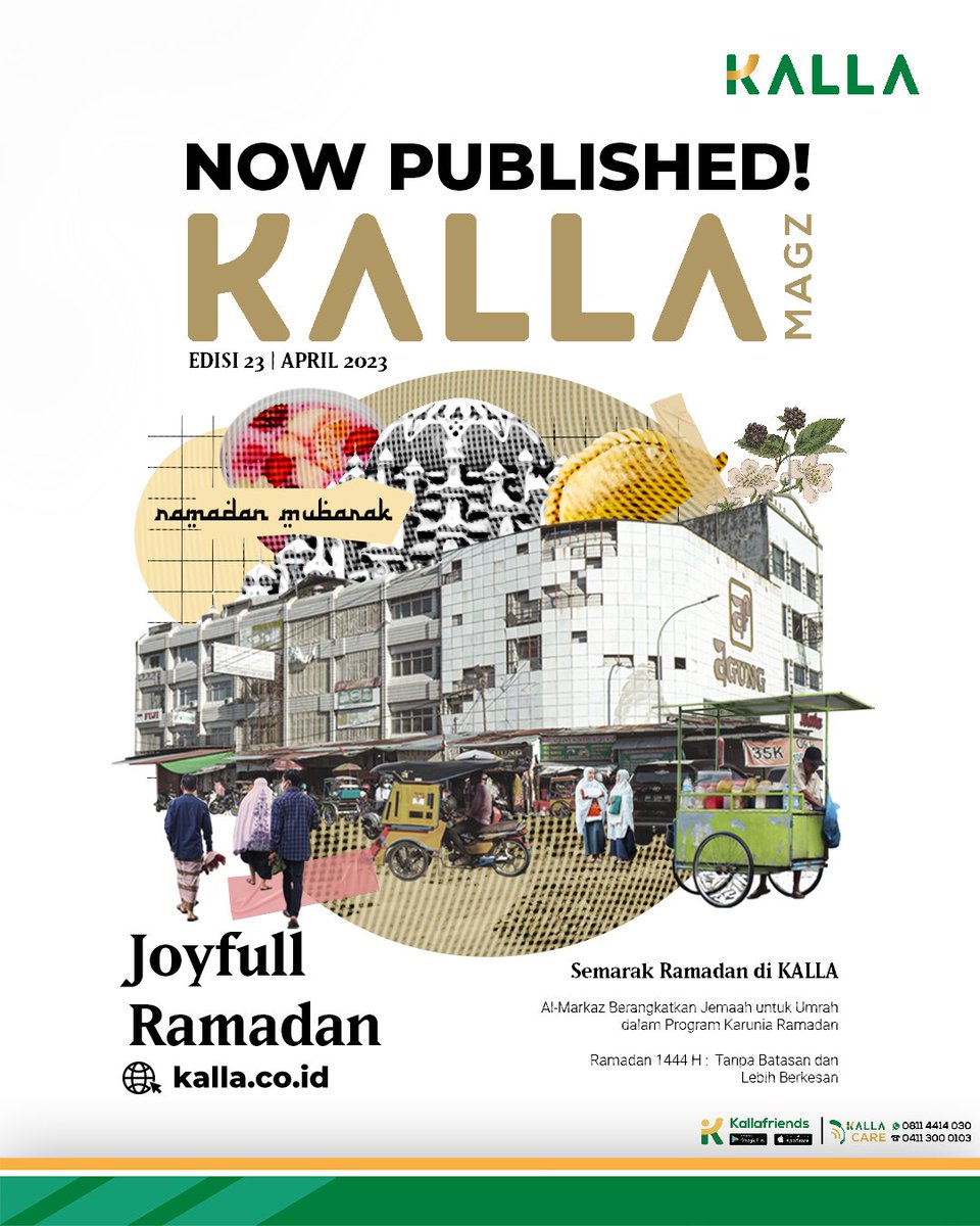 KallaGroup_ID's tweet photo. Kalla Friendsssss....
Siapa nih yang udah nungguin KALLA Magz edisi April 2023?π
#KALLA #KMAGZ #KallaGroup #Magazine #Emagazine #KallaforLife https://t.co/Ds5oNxOB8D