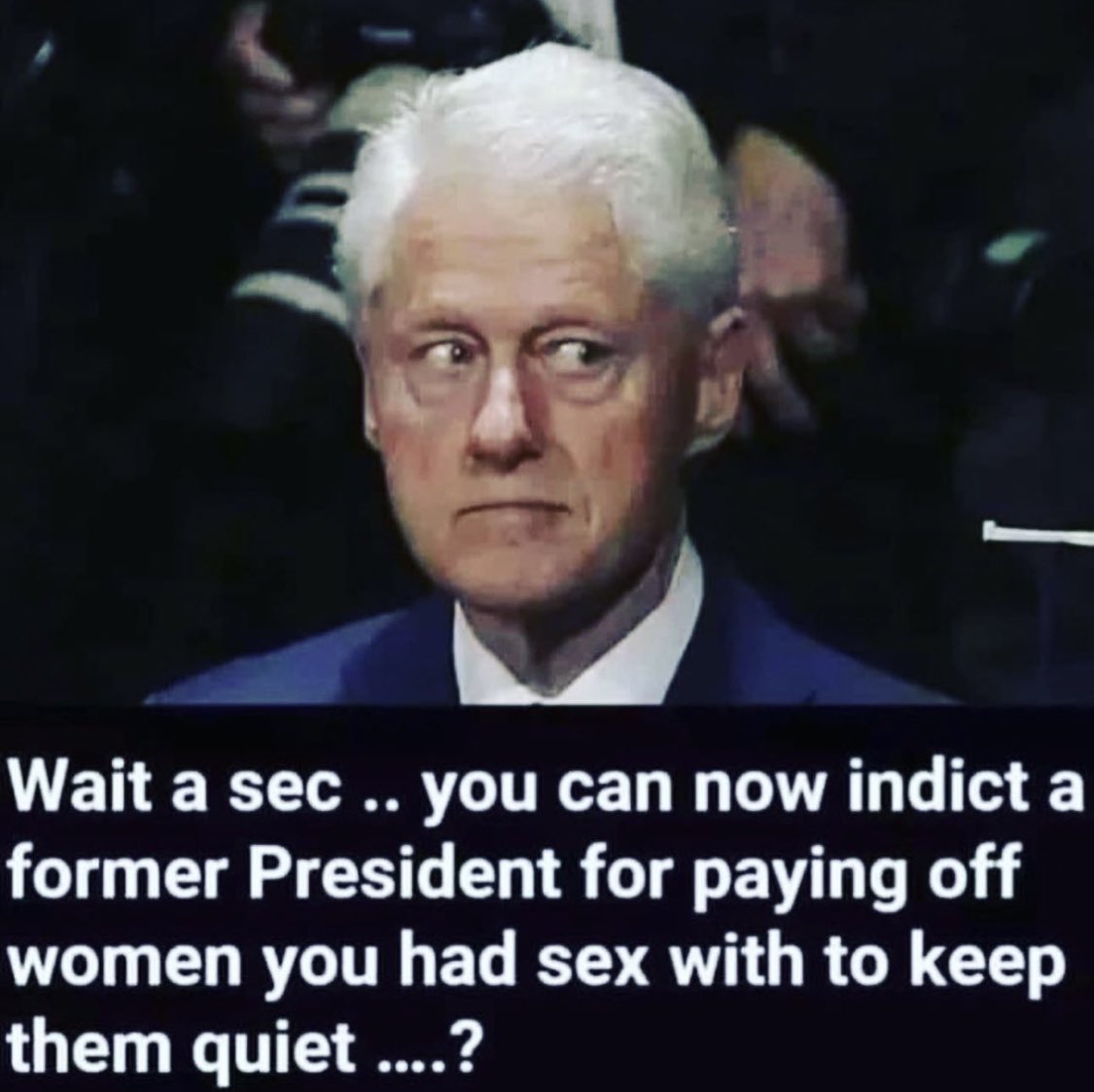 WeAreWoke1776_3's tweet photo. @intheMatrixxx @BillClinton Trump is our #Precident😎 Kick down that door! https://t.co/SLTCDUuwID