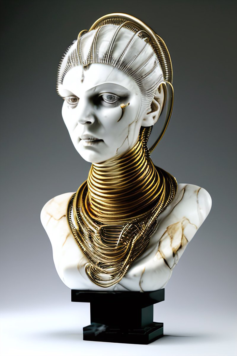 Sharknaad0's tweet photo. Let’s call today #weird #sculpture #wednesday

Here’s some interesting images of sculptures that don’t exist 

#aiart #stablediffusion @drawthingsapp https://t.co/FOjjgy48r0