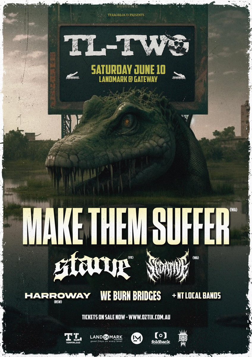 SHOW ANNOUNCEMENTS 📰

<a href="/Northlane/">Northlane</a> and <a href="/makethemsuffer/">Make Them Suffer</a> will respectively be heading up to Darwin in June.

Northlane will be performing a headlining show at Mayberry and Make Them Suffer will be heading up the TerrorLoud Festival lineup.