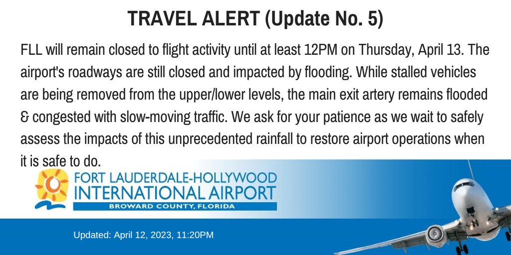 Fort Lauderdale-Hollywood Int'l Airport (FLL) tweet media