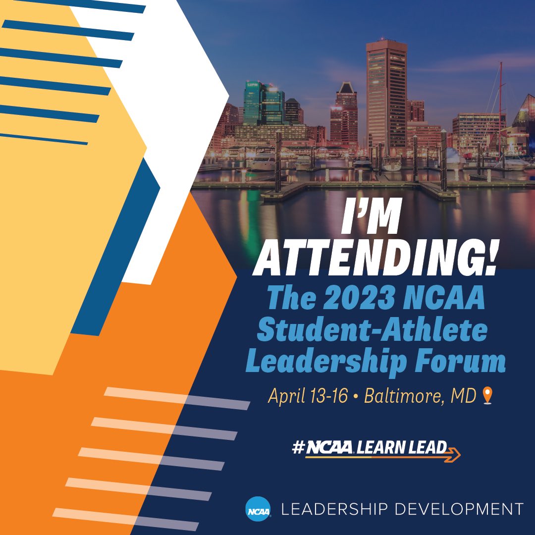 tessa_hauser's tweet image. Super excited to be apart of the leadership forum happening this weekend! Thank you @NCAA for this opportunity ! #NCAALearnLead #NCAAsalf23