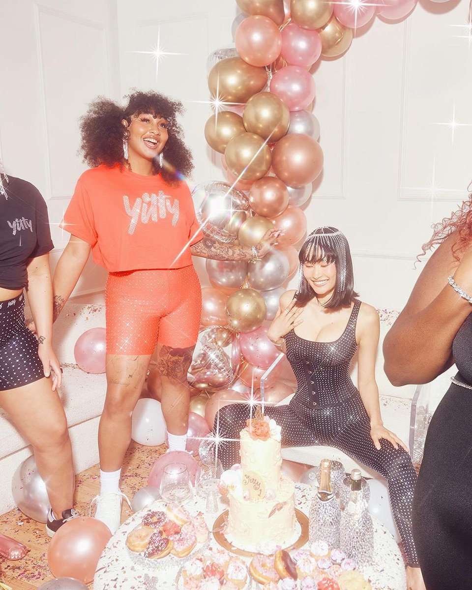 Yitty's tweet photo. IT’S YITTY’S BIRTHDAY, B!TCH! & you already know we had to design a collection to match this HUGE moment.
Introducing the limited-edition YITTY-VERSARY Collection! 🍰🪩🎊❤️🔥
#SHOPIT https://t.co/bkTPSM8LrH