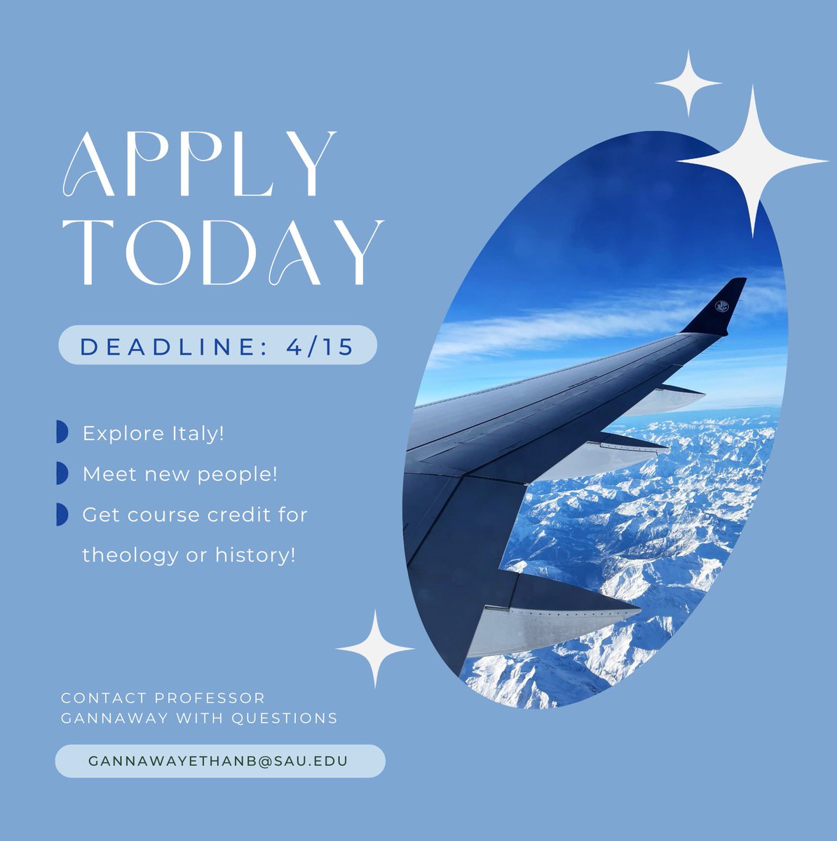SAU_ASSAM's tweet photo. The deadline to apply for the 2024 trip is approaching!! Don’t miss this chance for an amazing experience abroad✈️ https://t.co/tgghhhLc06