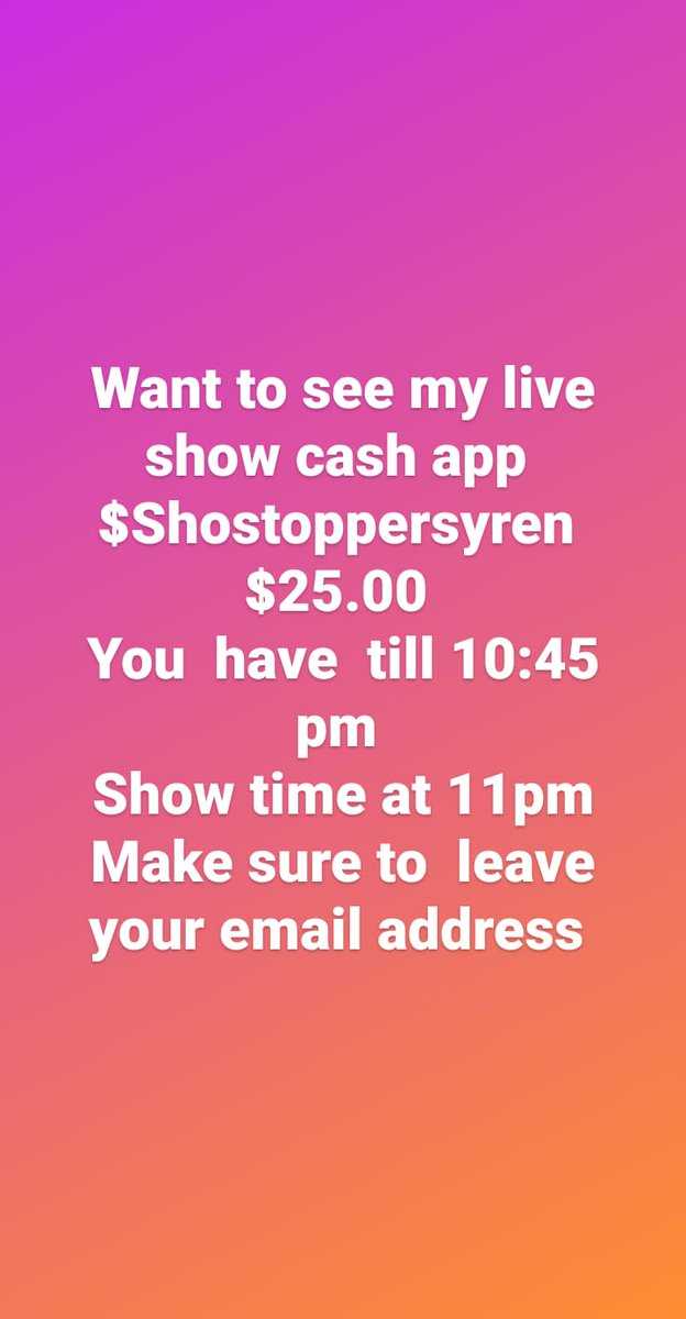 ShoStopperSyren's tweet photo. Tomorrow https://t.co/fOHScR8a5X