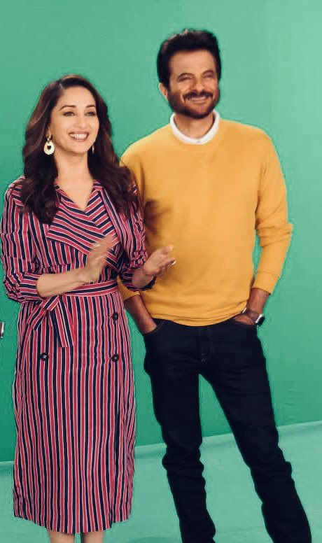 MadhuriEmpress's tweet photo. The evergreen &amp; ever charming couple - @MadhuriDixit &amp; @AnilKapoor together.
RT if you are waiting to watch them back together in a film! https://t.co/NjwFVKQwJk