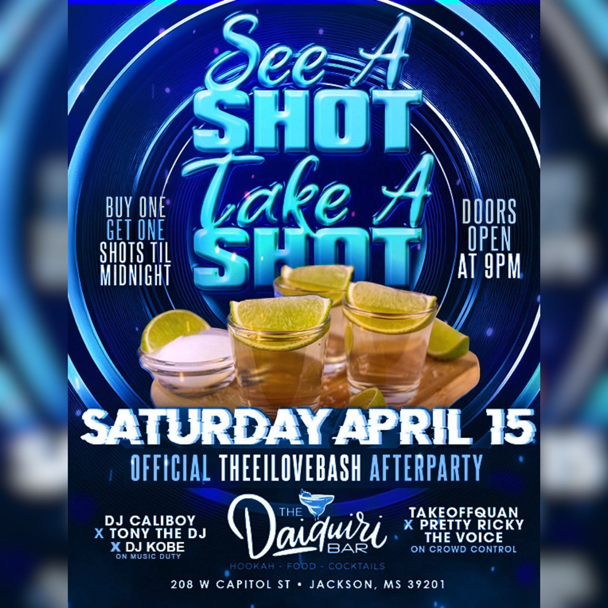 The Daiquiri Bar This Saturday 🍾
