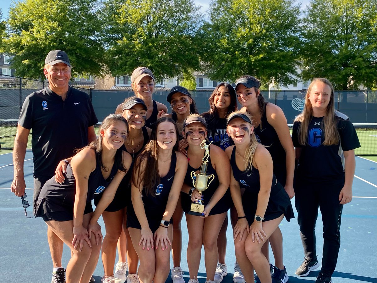 GIRLS REGION CHAMPS!! For the first time in Centennial tennis history, your girls varsity team has beaten the Cambridge Bears earning them the title of region champs and 1st seed in the state tournament‼️‼️